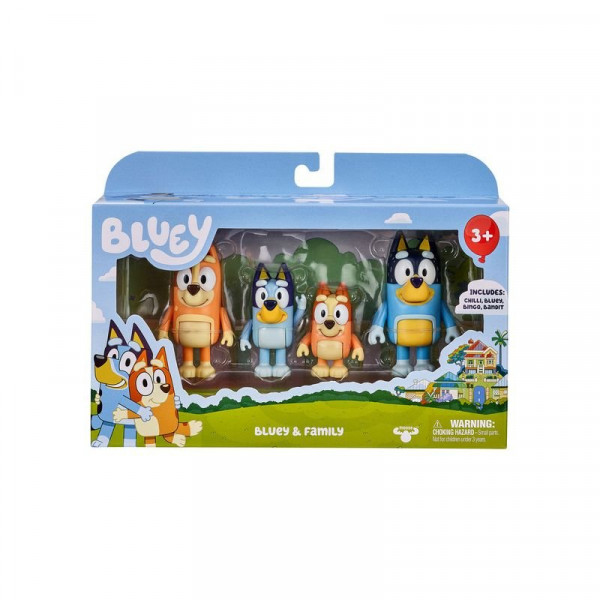 Bluey Család Figura Szett 4db