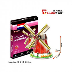 Híres építmények 3D mini puzzle - többféle