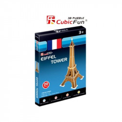 Híres építmények 3D mini puzzle - többféle
