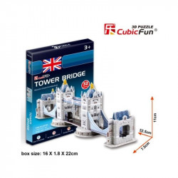 Híres építmények 3D mini puzzle - többféle