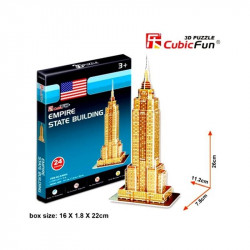 Híres építmények 3D mini puzzle - többféle 3D puzzle Cubik Fun
