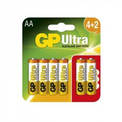 GP Ultra AA ceruzaelem 4+2 darabos készlet Elem GP
