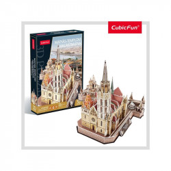 A Mátyás templom és a Halászbástya 176 darabos 3D puzzle 3D puzzle Cubik Fun