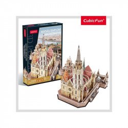 A Mátyás templom és a Halászbástya 176 darabos 3D puzzle 3D puzzle Cubik Fun