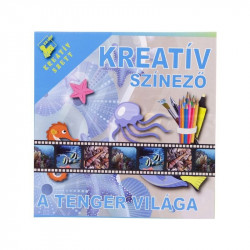 Tenger világa kreatív színező füzet Festés, színezés, rajzolás EX-IMP
