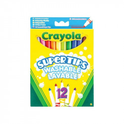 Crayola: 12 darabos vékony filctoll készlet Festés, színezés, rajzolás Crayola