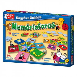 Bogyó és Babóca Memóriaforgó társasjáték Memória Keller Mayer