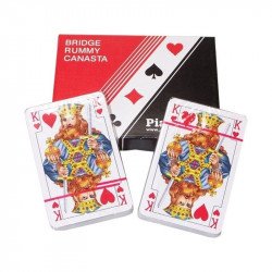 Klasszikus 2 x 55 lapos römi kártya Kártya Piatnik