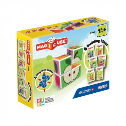 Geomag Magicube Printed Gyümölcsök 7 db Építőjáték Geomag