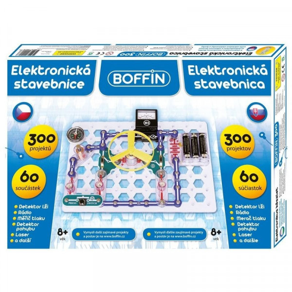 Boffin elektronikus építőkészlet 60 darabos