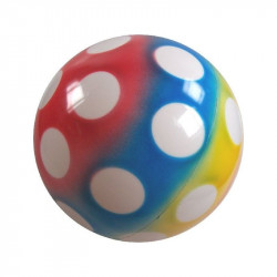 Színes lakkfényű labda - 22 cm, többféle Gumilabda Nincs