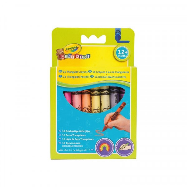 Crayola: 16 darabos háromszög zsírkréta készlet Crayola: 16 darabos háromszög zsírkréta készlet