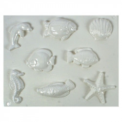 Állatfigurás gipszkiöntő készlet - többféle