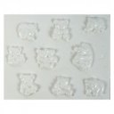 Állatfigurás gipszkiöntő készlet - többféle