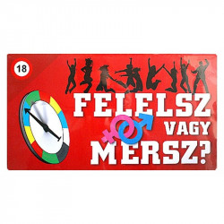 Felelsz vagy mersz felnőtt társasjáték Társasjáték felnőtteknek Nincs