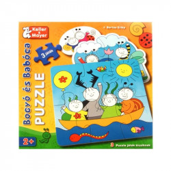 Bogyó és Babóca 2-4-6 darabos puzzle 1-99 darabos puzzle Keller Mayer