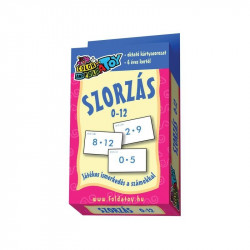 Szorzás oktatókártya Kártya Foldatoy