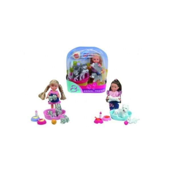 Simba: Évi baba állatokkal - 12 cm, többféle