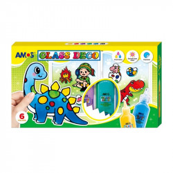 Üvegmatrica dekorációs festék 6 darabos készlet