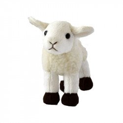 Bárány plüssfigura - fehér, 15 cm 20 cm alatt Nincs