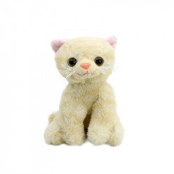 Cica ülő plüssfigura - 14 cm, többféle 20 cm alatt Nincs