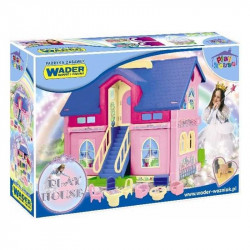 Wader: 2 szintes babaház bútorokkal Babaház, bútorok Wader