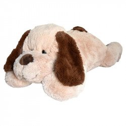 Kutya fekvő plüssfigura - 90 cm, többféle 40-60 cm Nincs