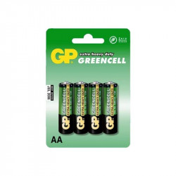 GP Greencell AA ceruzaelem 4 darabos készlet fóliában Elem GP