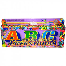 ABC játéknyomda betűkkel és számokkal Nyomda Pietro