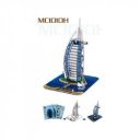 Híres építmények miniatűr 3D puzzle