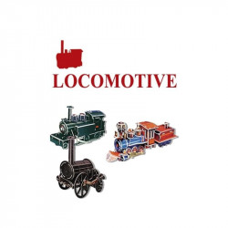 Híres építmények miniatűr 3D puzzle