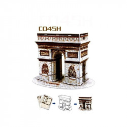 Híres építmények miniatűr 3D puzzle