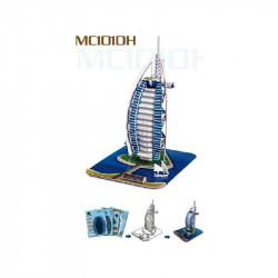 Híres építmények miniatűr 3D puzzle