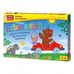 Boribon autózik társasjáték Társasjáték kicsiknek Nincs