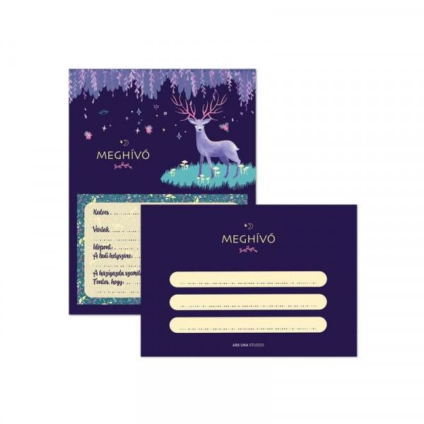 Parti meghívó borítékkal - többféle