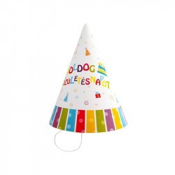 Zászlós Boldog Születésnapot csákó 6 db/cs Party dekoráció Nincs