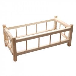 Fa babaágy - kicsi Baba, babakocsi Nincs