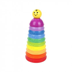 Fisher-Price 10 darabos színes csészepiramis Bébijáték, kellék Fisher-Price