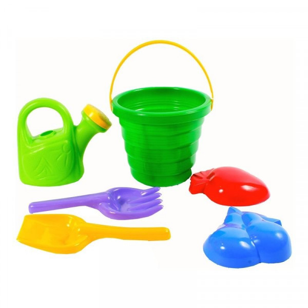 Homokozó készlet vödörben - többféle