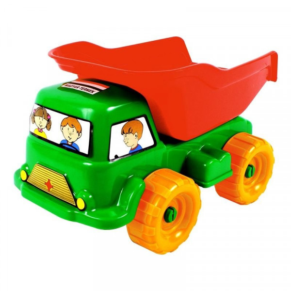 Műanyag dömper dönthető platóval - 26 cm, többféle