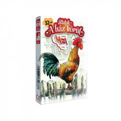 Állatok a ház körül 4 az 1-ben kártyajáték Kártya Nincs