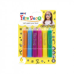 Arcfestő kréta 6 darabos