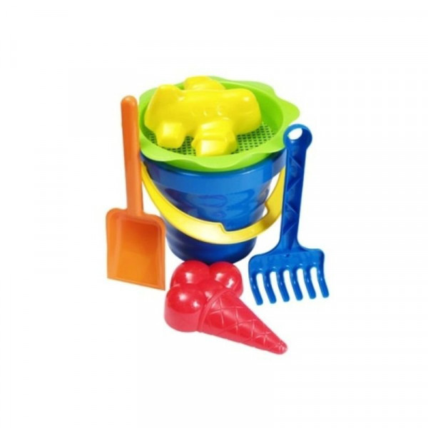 Hullámos homokozó 6 darabos készlet - többféle