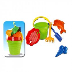 Hullámos homokozó 6 darabos készlet - többféle Homokozó, homok Nincs