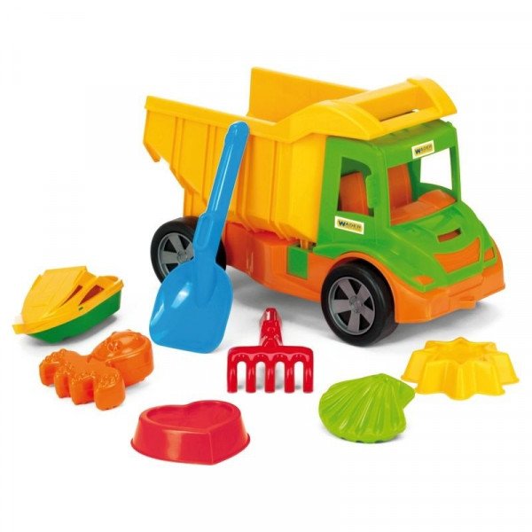 Wader: Multi dömper 7 részes homokozószettel