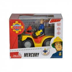 Simba Sam a tűzoltó Mercury quad figurával - 11 cm Mesefigura Simba