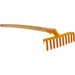 Fanyelű műanyag gereblye - 63 cm Homokozó, homok Nincs