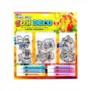 Üvegfesték kulcstartó és dísz készítő készlet