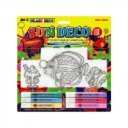 Üvegfesték kulcstartó és dísz készítő készlet