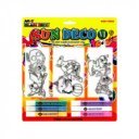 Üvegfesték kulcstartó és dísz készítő készlet